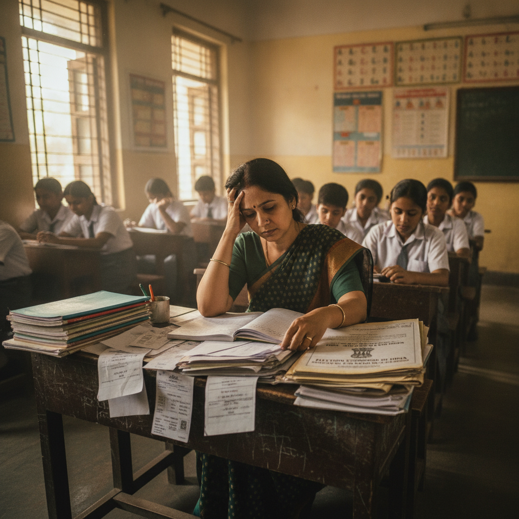 Mumbai Teachers Assigned to BLO Election Duties Struggle to Manage Classrooms