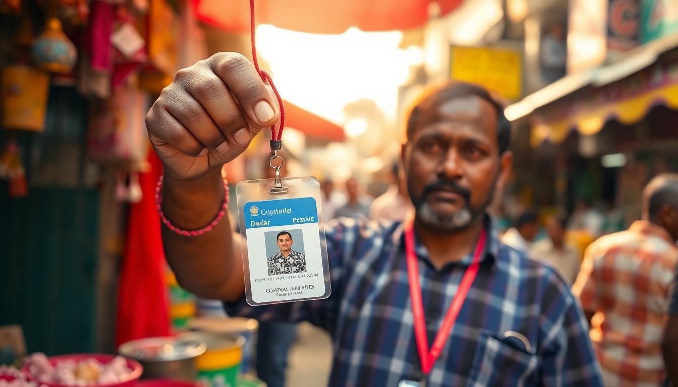 BMC Begins Issuing QR Code Identity Cards to Registered Hawkers in Dadar