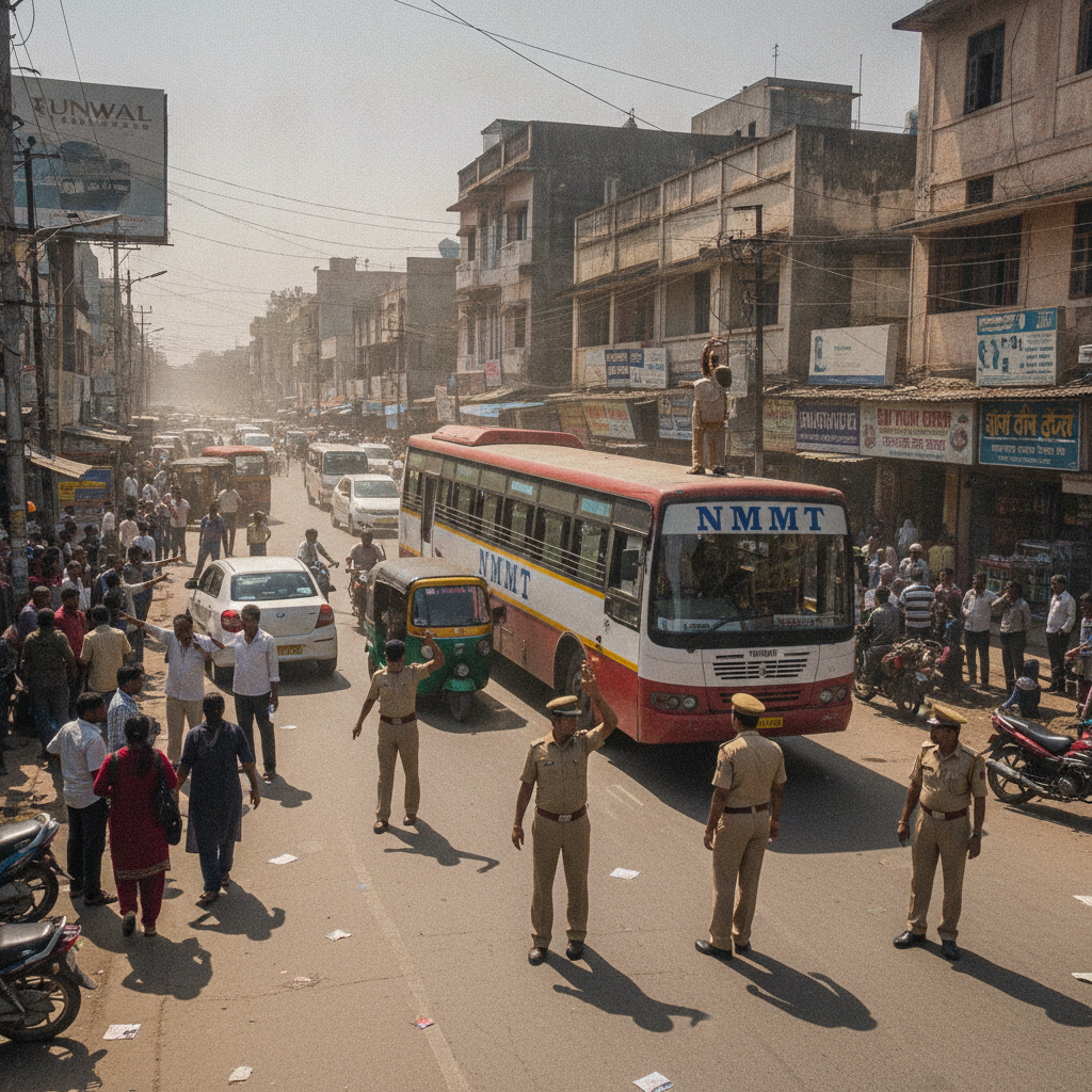 Drunk Woman Detained After Blocking Bus and Auto-Rickshaw in Ghansoli