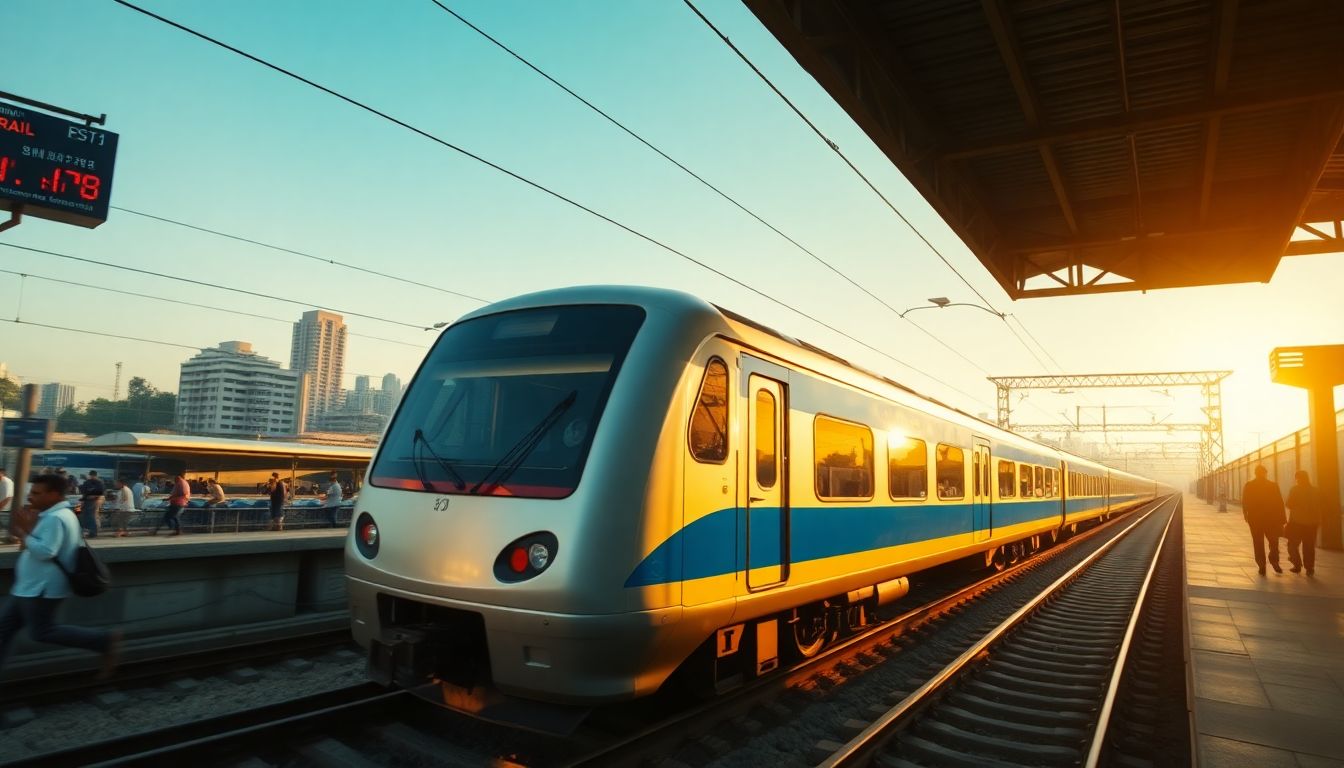 Mumbai Suburban Network to Get 238 New AC EMU Rakes Starting 2027