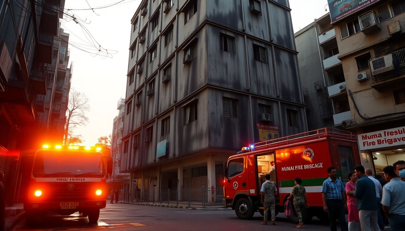Eleven injured in Jogeshwari West residential building fire on Haji Juhu Road