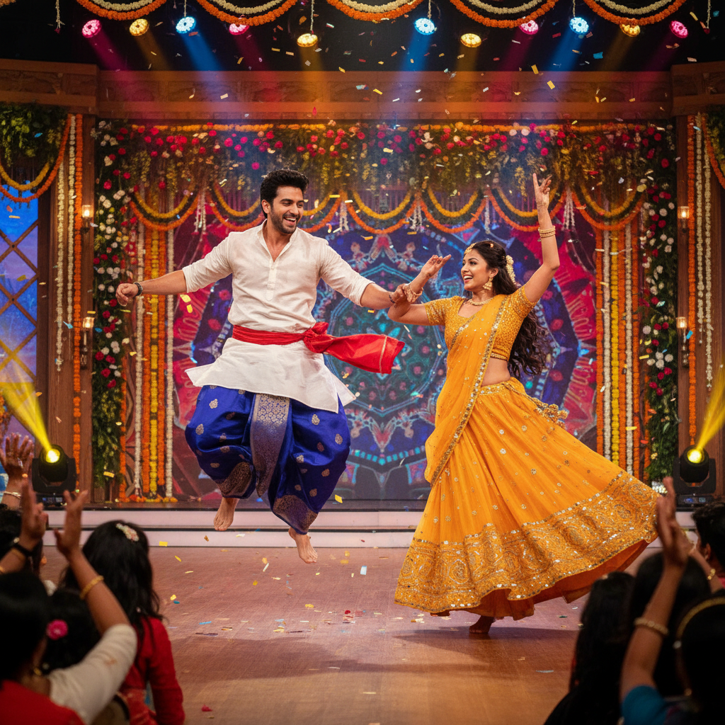 Neil Bhatt Performs Impromptu Lungi Dance At Star Plus Special Event