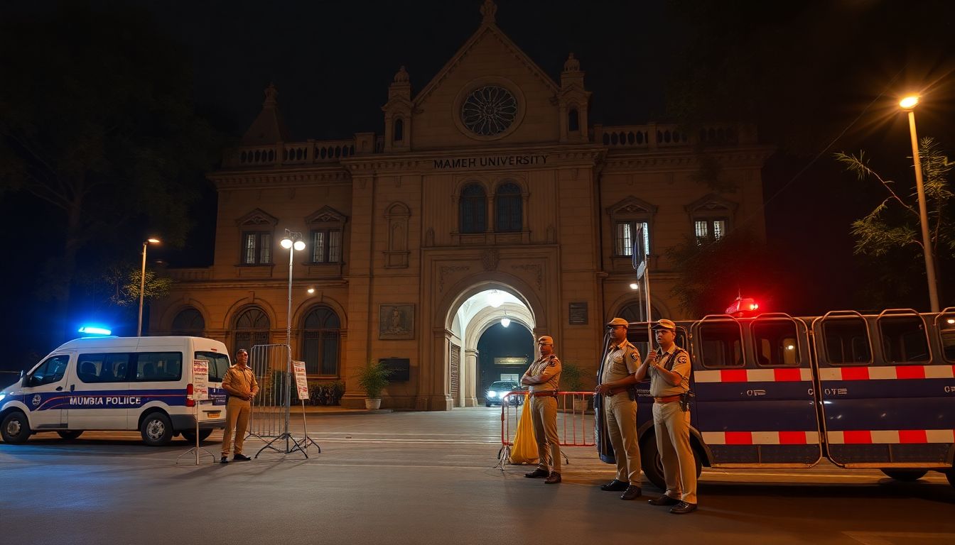 Police book ABVP members after protest at Mumbai University Fort campus