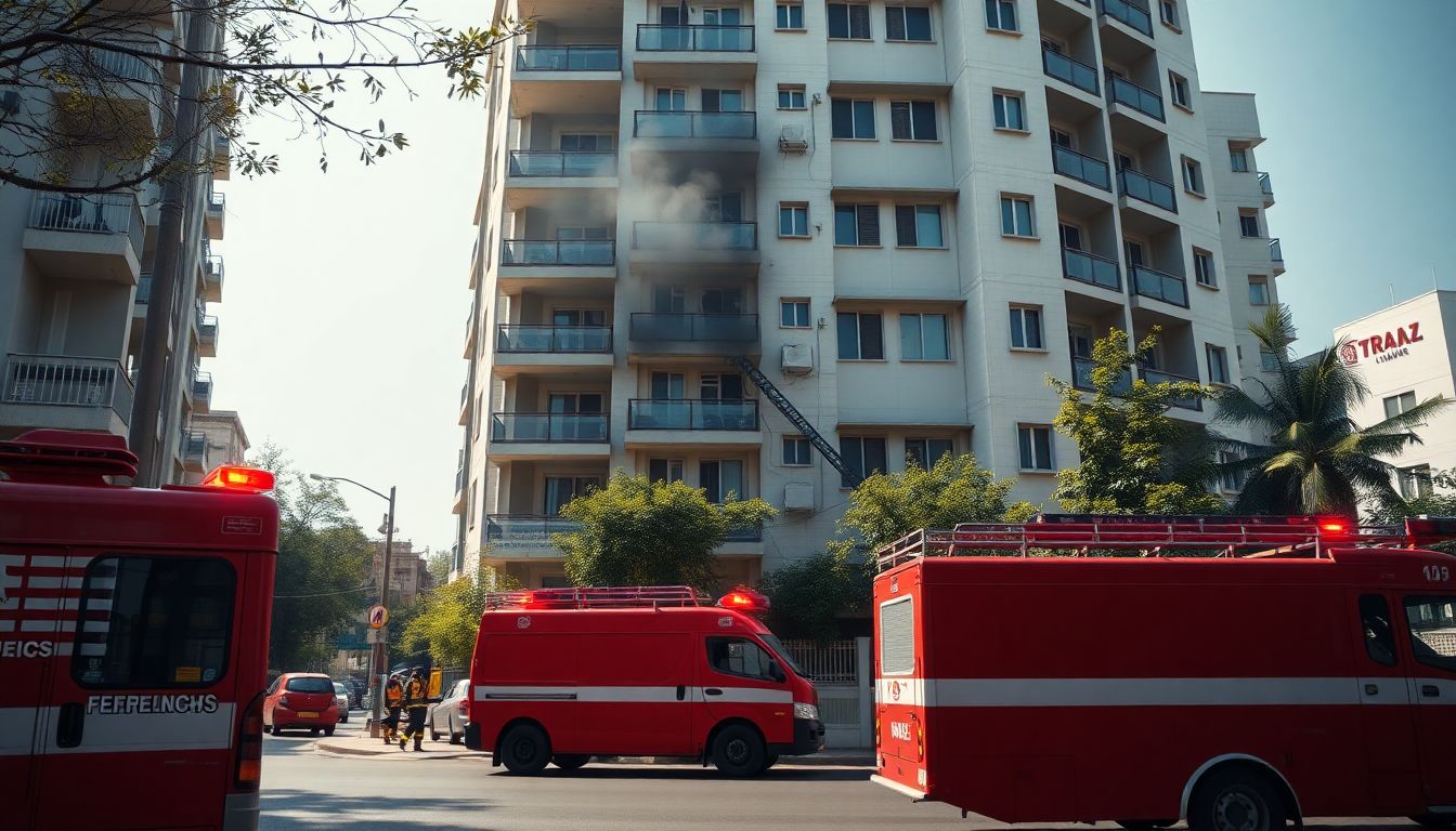 Fire Breaks Out at Hiranandani Estate Flat in Thane West, Two Residents Evacuate Safely