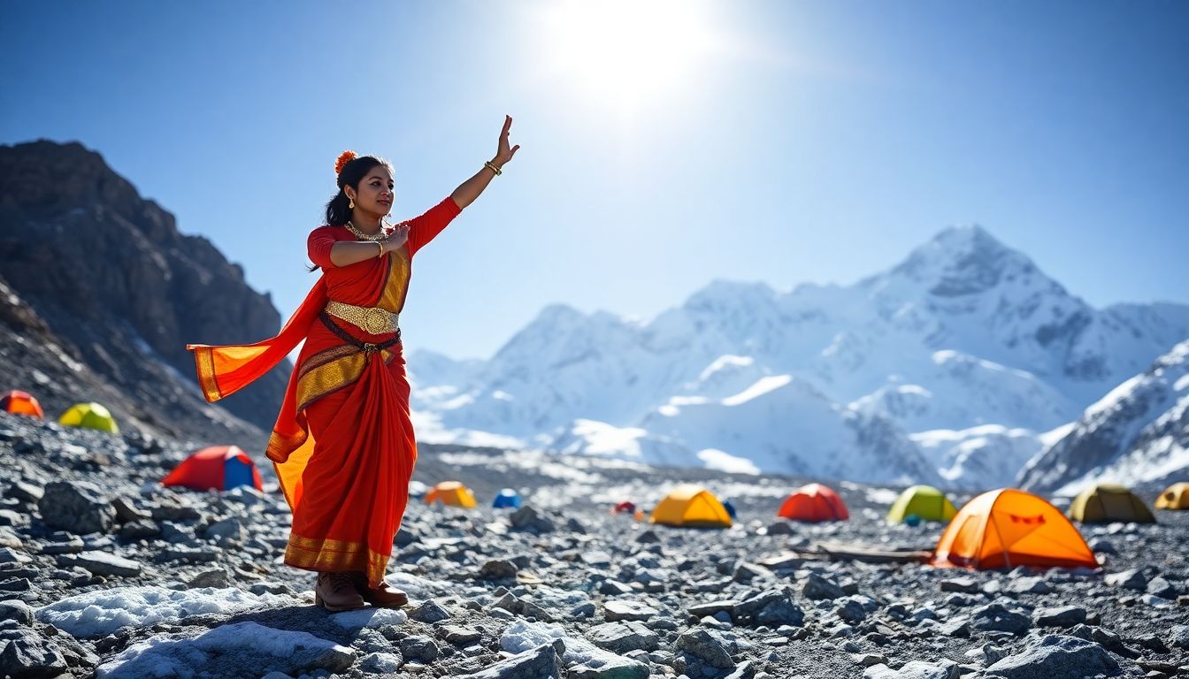 Mumbai's Saanika Shah Scales Mount Everest and Performs Bharatanatyam at Base Camp