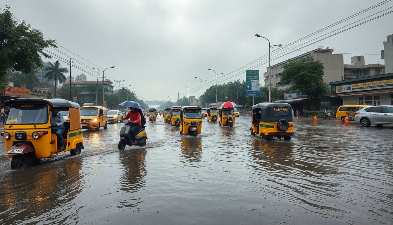 Heavy Rain Waterlogs Andheri Roads and Delays Mumbai Suburban Trains