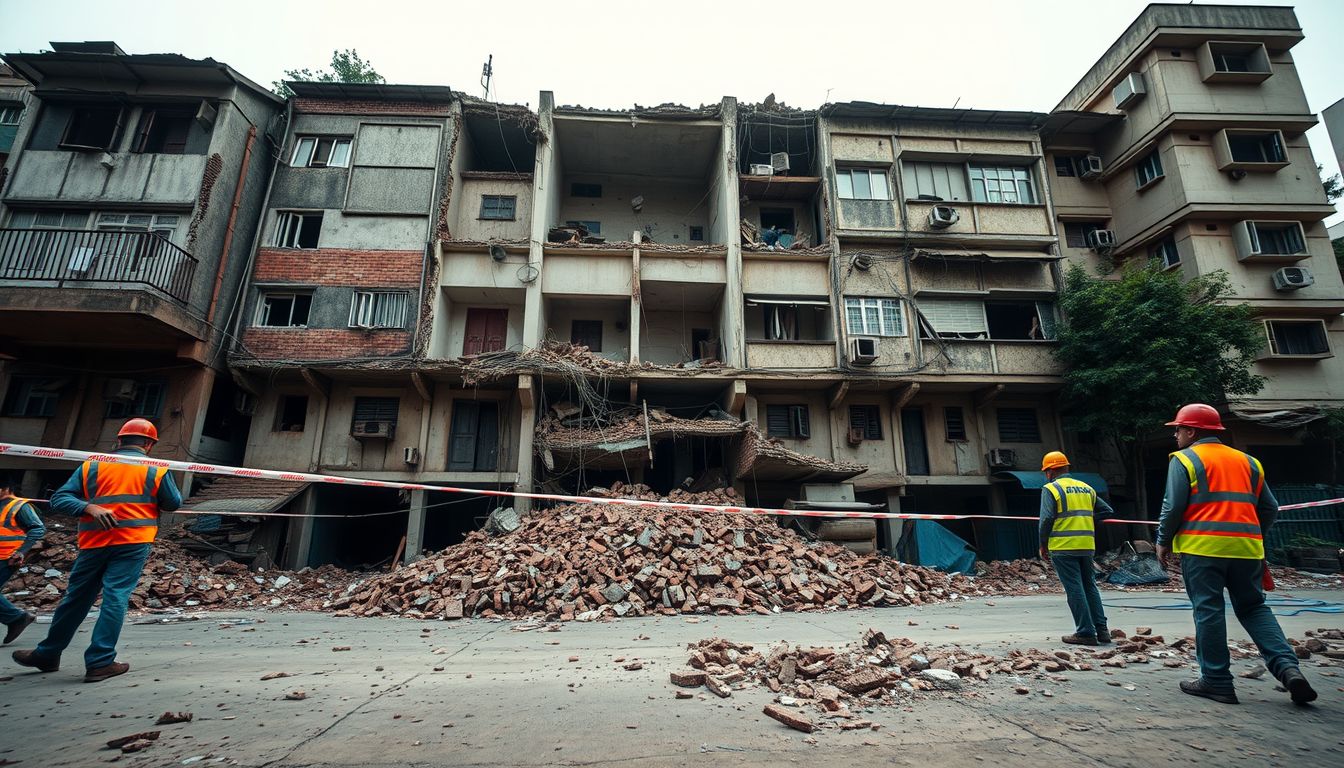 Two Injured After Tenement Portion Collapses in Brahmand, Thane West