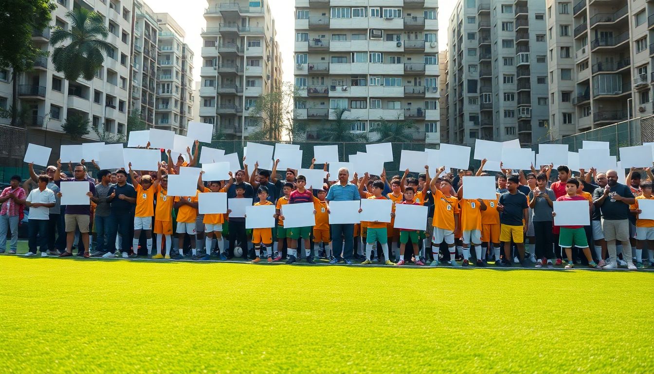 Footballers Protest BMC Plan to Convert Bandra's Neville D'Souza Ground