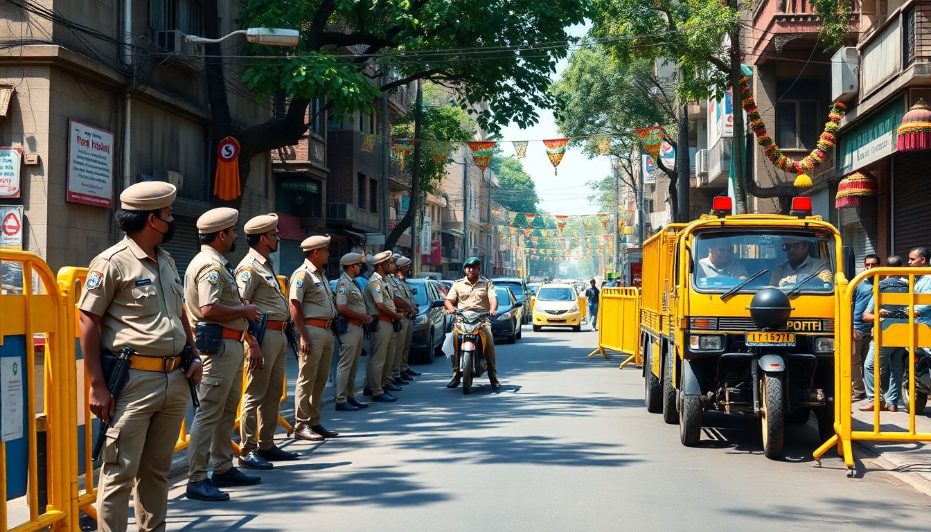 Police Step Up Security in Lalbaug and Chinchpokli for Chintamani Ganpati Arrival