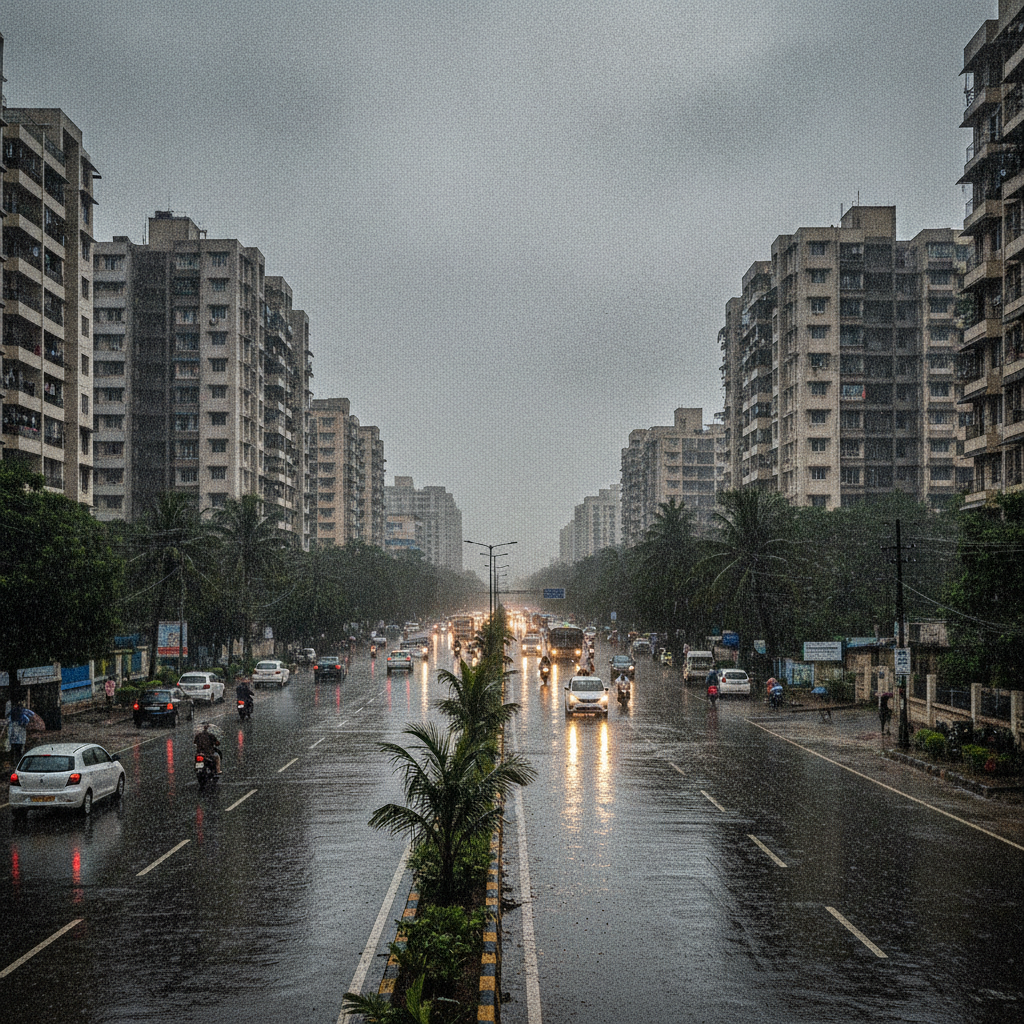 Pre-Monsoon Showers Hit Thane, Triggering Power Cuts in Anand Nagar