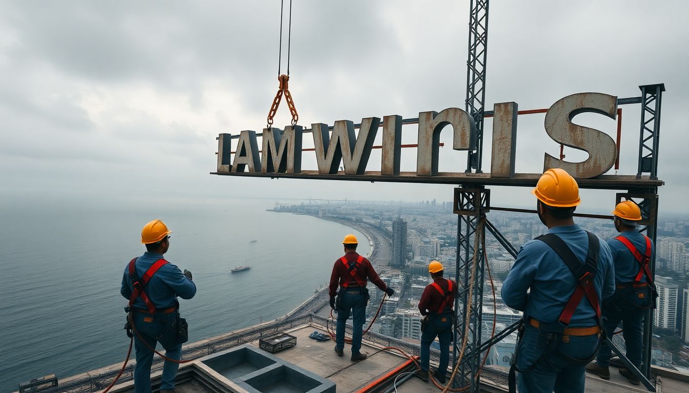 Iconic Air India Logo Dismantled at 23-Storey Nariman Point Tower in Mumbai