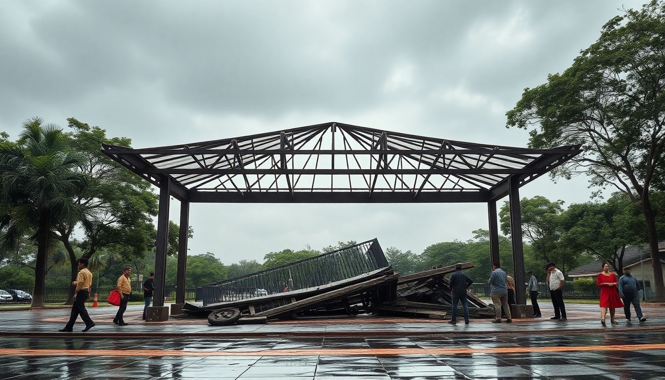 Five Senior Citizens Injured as Canopy Collapses in Sion's Pratiksha Nagar