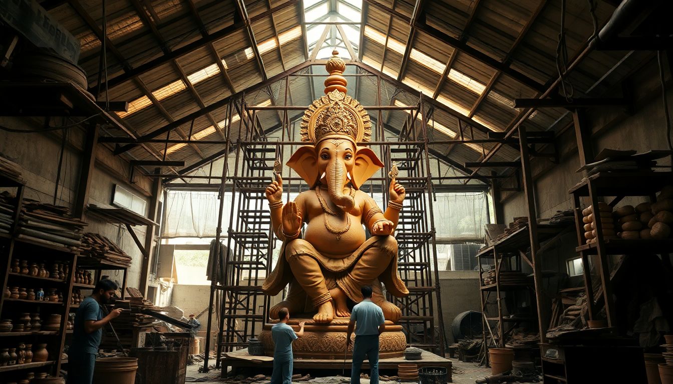 BMC Denies Mandating Fitness Certificates for Large Ganesh Idols in Mumbai