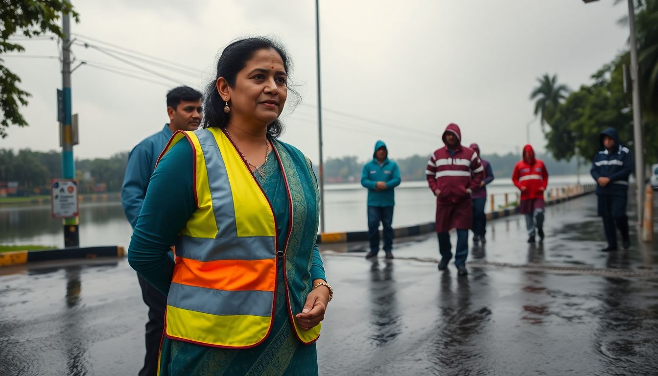 Thane Mayor Sharmila Pimpalkar Orders 24/7 Monsoon Vigilance After Field Inspection