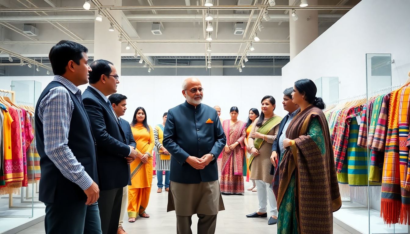 Giriraj Singh Visits NIFT Mumbai in Kharghar, Inaugurates Weavers Centre