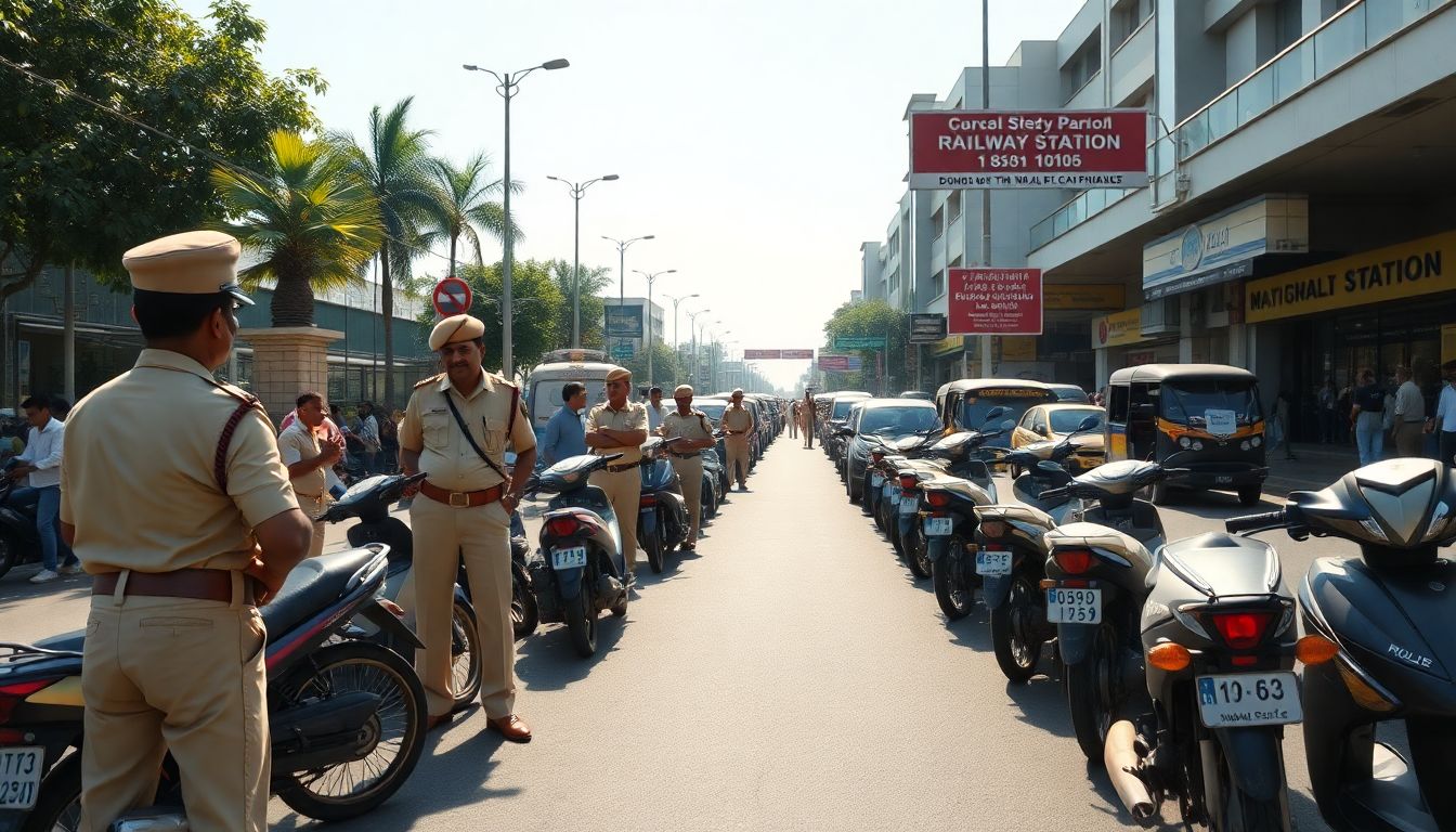 Joint Task Force Formed to Address Illegal Parking and Drug Activity Near Nerul Station