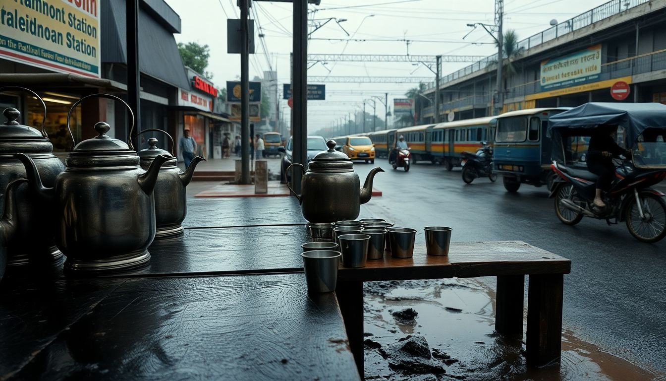 Nalasopara Tea Vendor Sparks Outrage After Washing Kettles in Street Rainwater