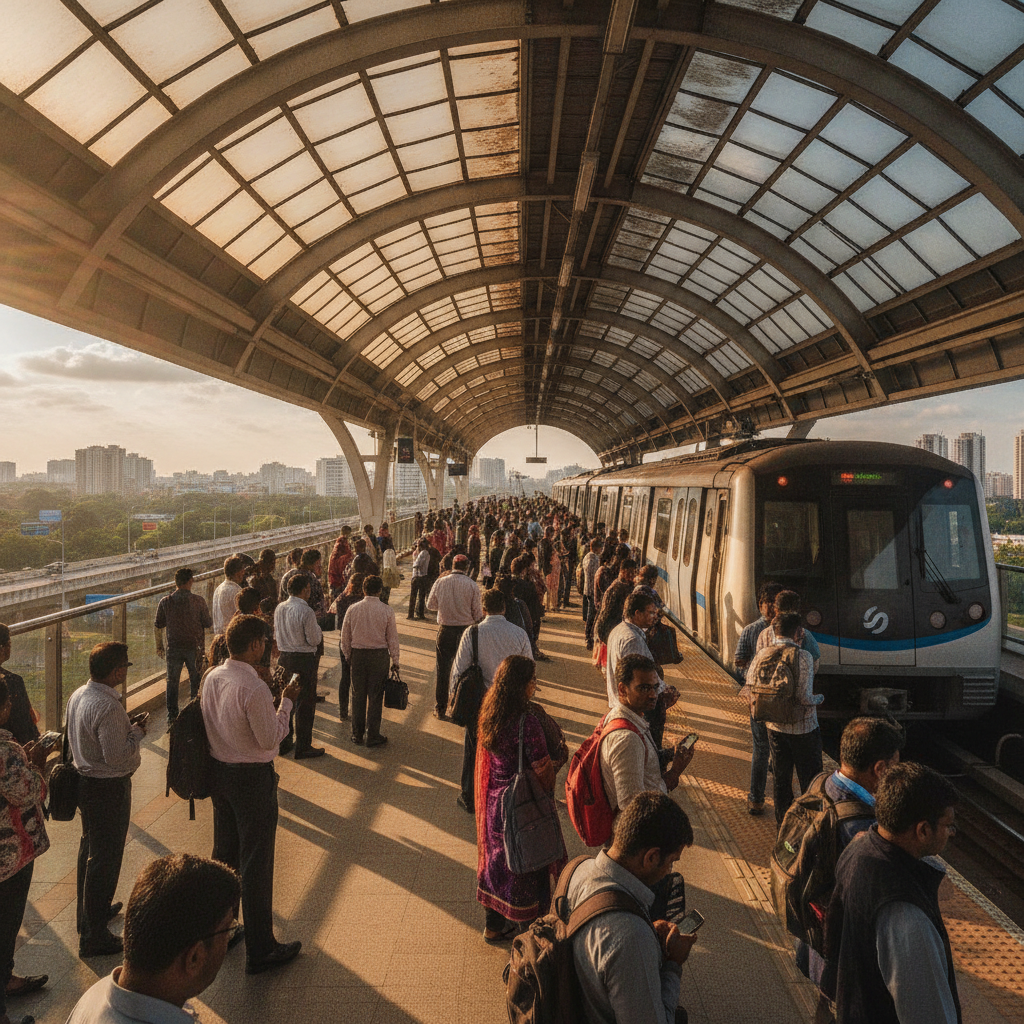 Technical Snag Delays Navi Mumbai Metro Services At RBI Colony Station