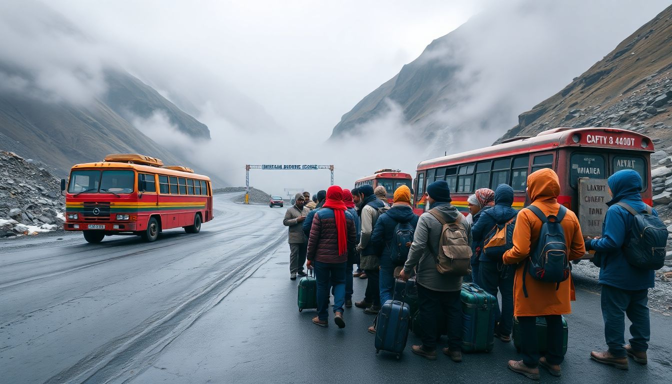 Stranded Pilgrims From Thane and Dombivli Depart Tibet for Kathmandu