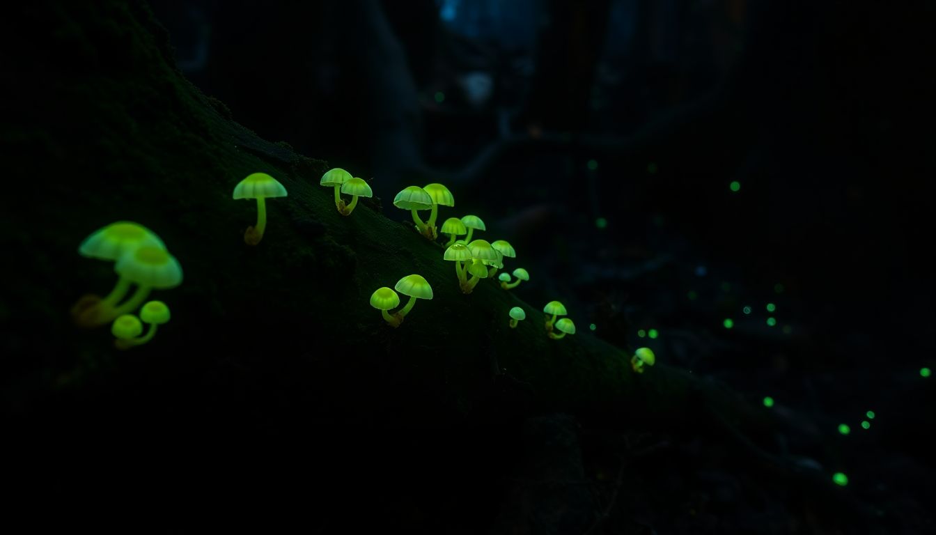 Amit Mane Photographs Rare Bioluminescent Fungi In Sahyadri Tiger Reserve