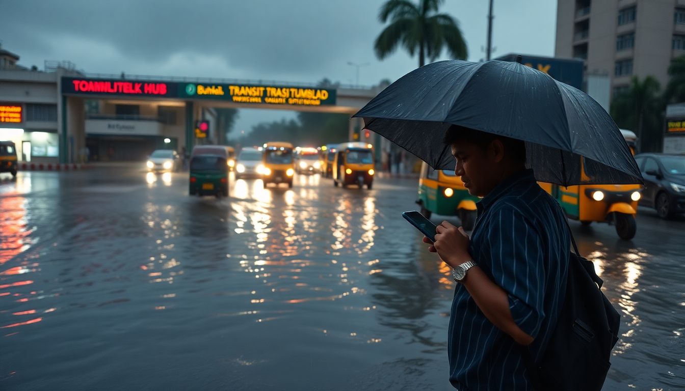 Severe Monsoon Floods Borivali as Commuters Turn to Emergency Apps to Navigate Delays