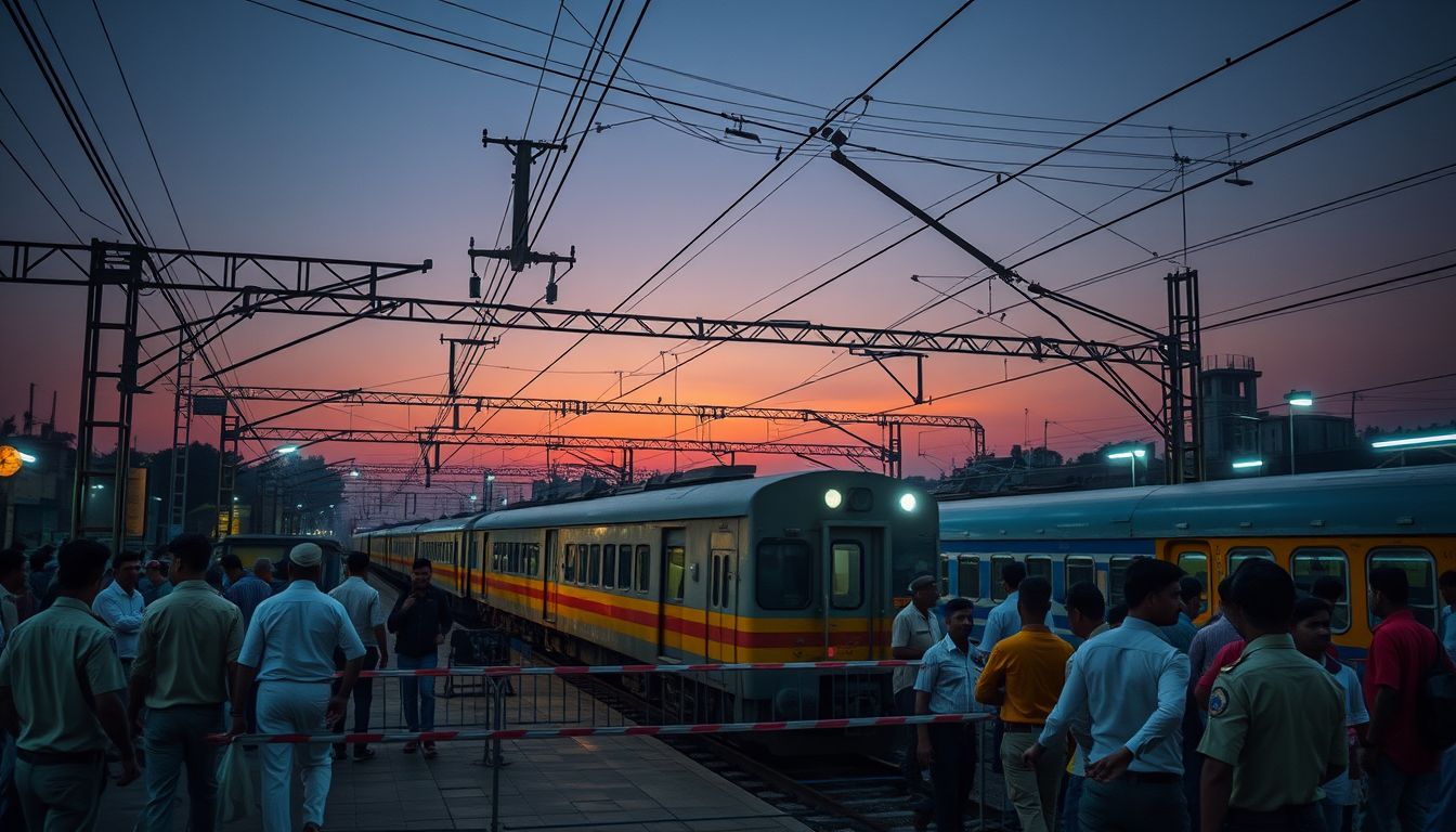 Man Suffers Severe Burns After Touching Overhead Wire at Ghatkopar Station