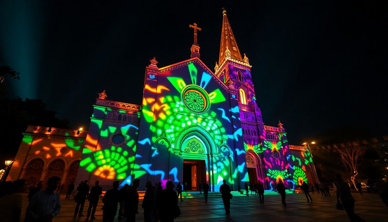 Afghan Church in Colaba Hosts ASCENSION Light Installation
