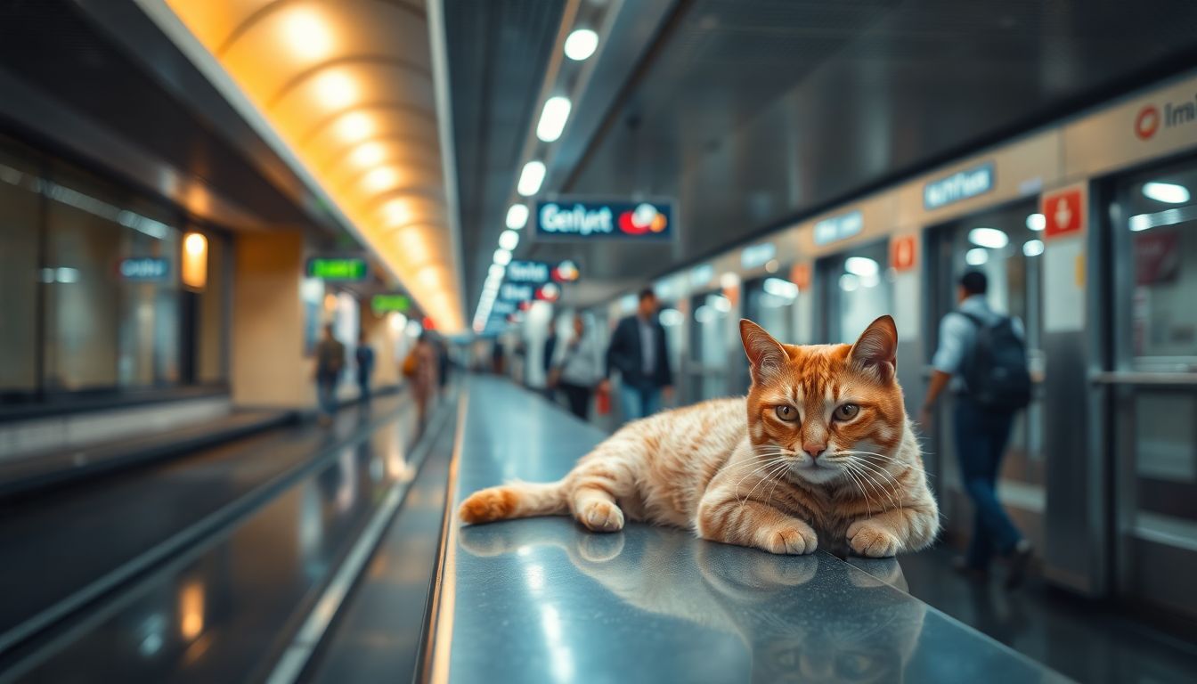 Mumbai Metro Dubs Resident Gundavli Station Cat Chief Feline Officer