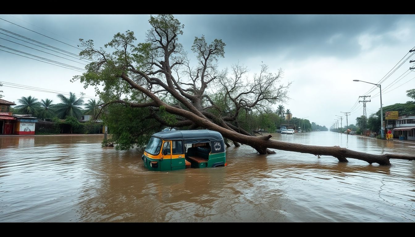 Monsoon Rains Cause Severe Flooding and Over 300 Tree Collapses Across Thane District
