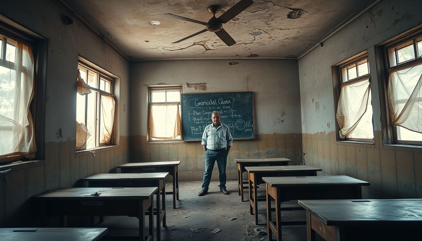 Abhijeet Dipke Inspects Hingoli Village School, Flags Poor Facilities and Broken Windows