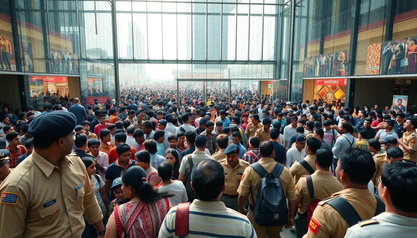 Police disperse crowd at Infiniti Mall in Malad West after viral Re 1 sale sparks chaos