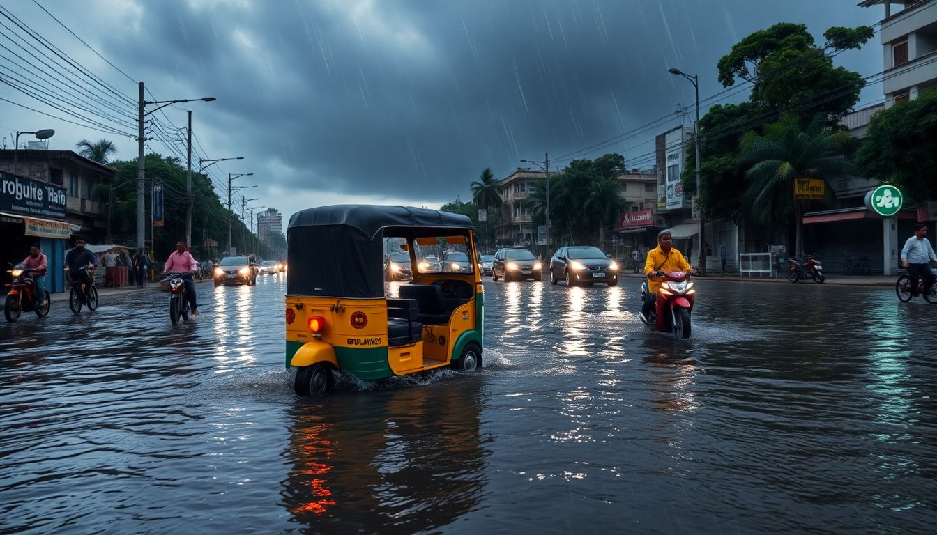 Heavy Rain Disrupts Thane with 93 Emergency Incidents Including Landslide